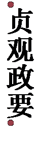 文本框:   贞 观 政 要  